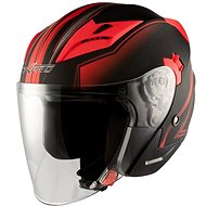 A-PRO YORK RD MT red open jet helmet, XL - Scooter Helmet