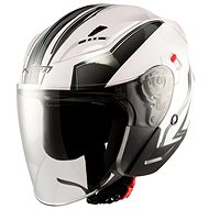 A-PRO YORK WH white open jet helmet, XS - Scooter Helmet
