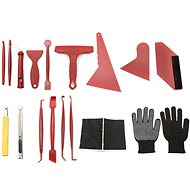 SEFIS set of tools for foil bonding and glass tinting 17pcs - Car Mechanic Tools