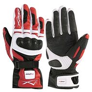 A-PRO PRECISION GU-PSWR white and red moto gloves 2XL - Motorcycle Gloves