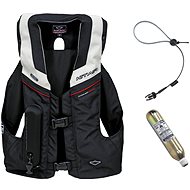 Hit-Air MLV 2 airbag vest limited edition black and white with red elements - Size: Medium (S-XL) - Airbag Vest