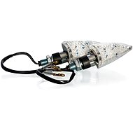 MOTION STUFF LED miniblinders chrome/clear - Motorbike Turn Signals