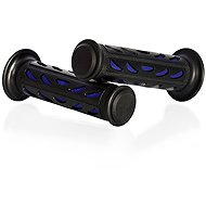 MOTION STUFF Advanced handles black/blue (popular crescent moon design) - Motorbike Grips