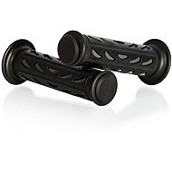 MOTION STUFF handles Advanced black/grey (popular crescent moon design) - Motorbike Grips