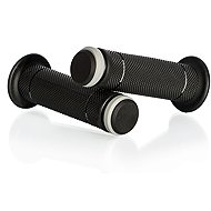 MOTION STUFF Roadracing handles Advanced black/grey (full diamond) - Motorbike Grips