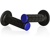 MOTION STUFF motocross handles Advanced black/blue (half-waffle) - Motorbike Grips