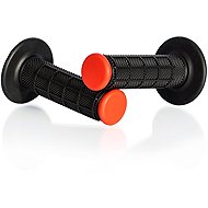 MOTION STUFF motocross handles Advanced black/red (half-waffle) - Motorbike Grips