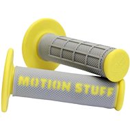 MOTION STUFF motocross grips supersoft grey/yellow - Motorbike Grips
