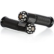 MOTION STUFF handles with metal parts Premium black - Motorbike Grips