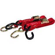MOTION STUFF clamping straps, red, pair, 25 mm × 1.8 m - Tie Down Strap