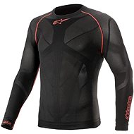 ALPINESTARS thermal long sleeve T-shirt Ride Tech Summer 2024, black/red, size 4.5 mm, w/r. XS/S - Thermal Underwear