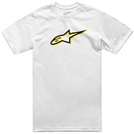 ALPINESTARS T-shirt AGELESS SHADOW CSF, white/black, size 2XL - T-Shirt