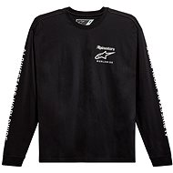 ALPINESTARS T-shirt AUTHENTICATED TEE, black/white - T-Shirt