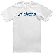 ALPINESTARS T-shirt BLAZE 2.0 CSF, white/blue, sizing: white/blue S - T-Shirt