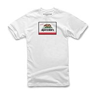 ALPINESTARS T-shirt CALI 2.0 TEE, white, sized 2. XL - T-Shirt