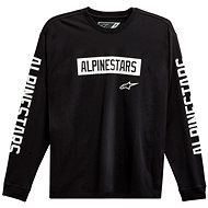 ALPINESTARS T-shirt FACE OFF TEE, black/white, size 4.5 mm, w/r. S - T-Shirt