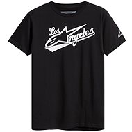 ALPINESTARS T-shirt LOS ANGELES TEE, black, size 4.5 mm, waist size. S - T-Shirt