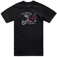 ALPINESTARS T-shirt MX HELMET CSF, black, size 4.5 mm, w/r. S - T-Shirt