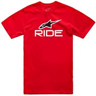 ALPINESTARS T-shirt RIDE 4.0 CSF, red/white/black, size 4.0, w/r. M - T-Shirt