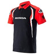 ALPINESTARS T-shirt with collar HONDA 2024, red/black, sized 2024. M - T-Shirt