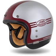 CASSIDA Helmet Ace Jawa Panel red/silver/black 2025, size 2XL - Motorbike Helmet