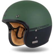 CASSIDA helmet Ace Super Hooligan black matt/metallic green 2025, size 2025, sized 1.5 mm. L - Motorbike Helmet