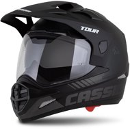 CASSIDA Sisak Tour 2,0 Dual, fekete matt/szürke 2025, méret S - Motoros sisak