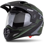 CASSIDA Helmet Tour 2,0 X-tra green matt/grey/black 2025, size 2.0 X-tra. XL - Motorbike Helmet