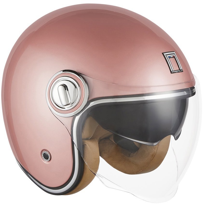NOX Helmet HERITAGE PREMIUM 2025 rose gold, size 2.5 mm, sized 2.5 mm. M - Motorbike Helmet