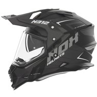 NOX Helmet N312 Vapor 2025 black matt, grey, size 2.5 mm. M - Motorbike Helmet