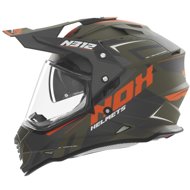 NOX Helmet N312 Vapor 2025 khaki matt, orange, size 2.5 mm. XS - Motorbike Helmet