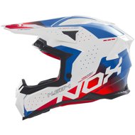 NOX helmet N634 2025 white, blue, red, size 2.5 mm L - Motorbike Helmet