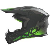 NOX helmet N634 2025 black matt, green - Motorbike Helmet