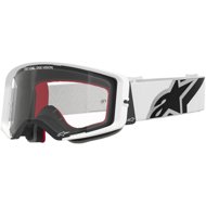 ALPINESTARS goggles SUPERTECH CORP 2025, white, clear plexi - Motorcycle Glasses