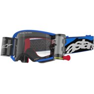 ALPINESTARS SUPERTECH STREAM ROLL-OFF WIDE VISION 2025, blue, clear plexi - Motorcycle Glasses