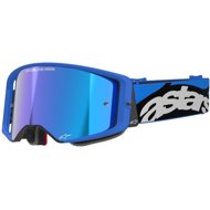 ALPINESTARS SUPERTECH STREAM 2025 goggles, blue, mirrored blue plexi - Motorcycle Glasses