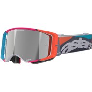 ALPINESTARS SUPERTECH STREAM 2025 goggles, grey/multicolour, mirrored silver plexi - Motorcycle Glasses