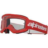 ALPINESTARS VISION 3 WORDMARK 2025 goggles, red, clear plexi - Motorcycle Glasses