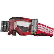 ALPINESTARS VISION 5 BLAZE ROLL-OFF WIDE VISION 2025, red, clear plexi - Motorcycle Glasses