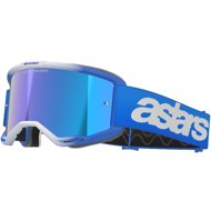ALPINESTARS VISION 5 BLAZE 2025 goggles, blue, mirrored blue plexi - Motorcycle Glasses