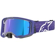 ALPINESTARS VISION 8 CORP 2025 goggles, purple, mirrored blue plexi - Motorcycle Glasses