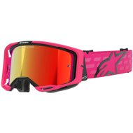 ALPINESTARS VISION 8 CORP 2025 goggles, pink, mirrored red plexi - Motorcycle Glasses