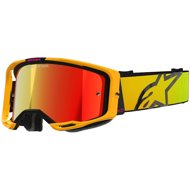 ALPINESTARS VISION 8 CORP 2025 goggles, yellow/pink, mirrored red plexi - Motorcycle Glasses