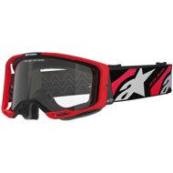 ALPINESTARS VISION 8 LUAR 2025 goggles, red/black, clear plexi - Motorcycle Glasses