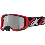 ALPINESTARS VISION 8 LUAR 2025 goggles, red/black, mirrored silver plexi - Motorcycle Glasses