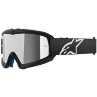 ALPINESTARS VISION YOUTH CORP goggles, kids 2025, black, mirrored silver plexi - Motorcycle Glasses