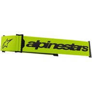 ALPINESTARS replacement textile strap for SUPERTECH and VISION 8 goggles, yellow fluo/black - Motorcycle Goggle Accessories