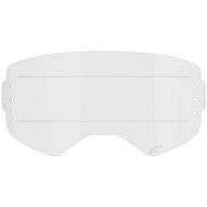 ALPINESTARS plexi for SUPERTECH glasses, clear for roll-off system - Motorcycle Goggle Accessories