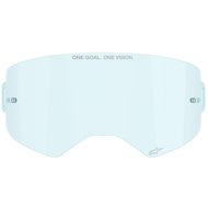 ALPINESTARS plexi for SUPERTECH glasses, blue - Motorcycle Goggle Accessories