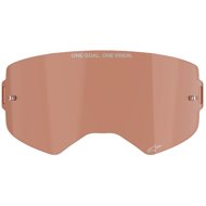 ALPINESTARS plexi for SUPERTECH glasses, orange-brown afterburn - Motorcycle Goggle Accessories